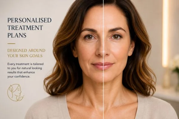Before and after results of Collagen Lift Therapy Somerset